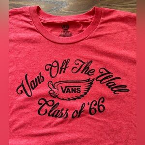 Vans Off the Wall Class of ‘66 Red T-Shirt Size L